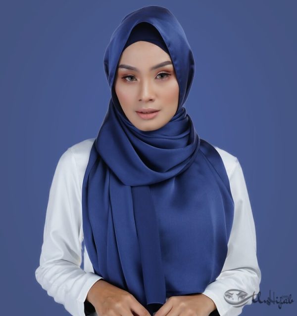 Hijab Elyse 2 en 1 Bleu