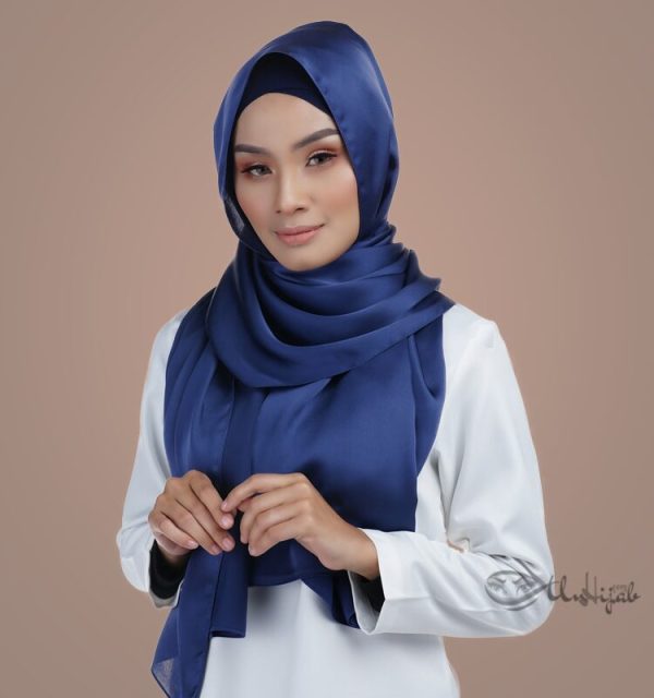 Hijab Elyse 2 en 1 Bleu
