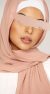 Hijab Mousseline couleur peche