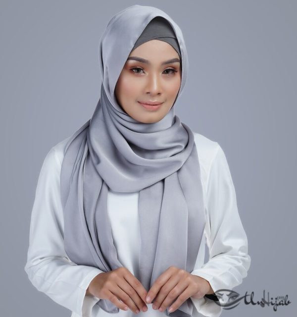 Hijab Elyse 2 en 1 Gris