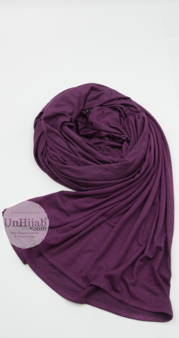 Hijab Jersey Premium Prune