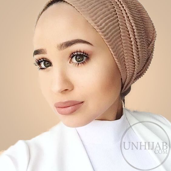 Hijab Plissé Careena BurlyWood
