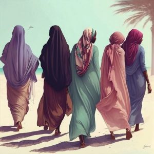 hijab a enfiler