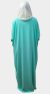 Abaya soie de médine turquoise pas cher